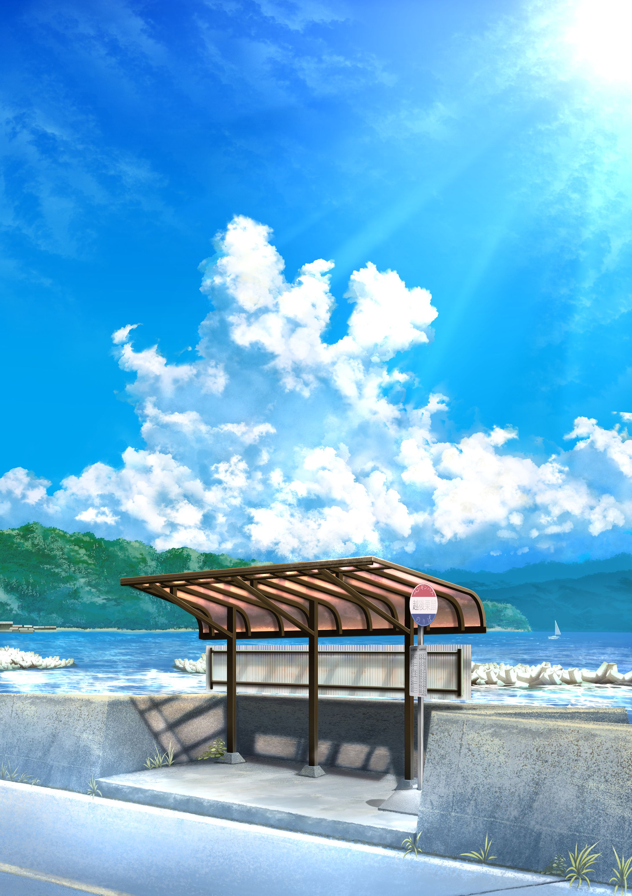 背景模写　８ページ-1