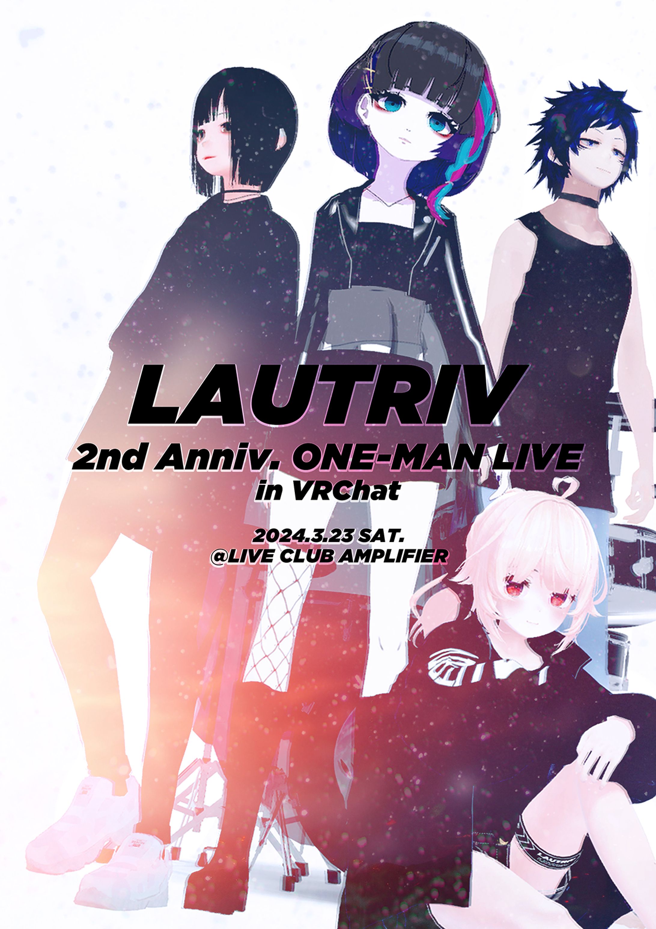 [フライヤー制作] LAUTRIV 2nd Anniv. ONE-MAN LIVE フライヤー-1