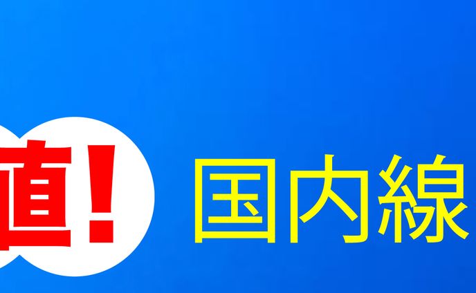 飛行機の予約サイトの広告バナー