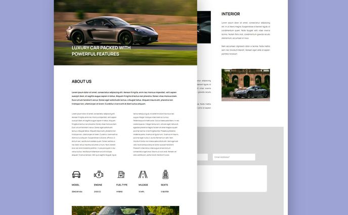 Zencar in Car Website Templates - LayoutFlow