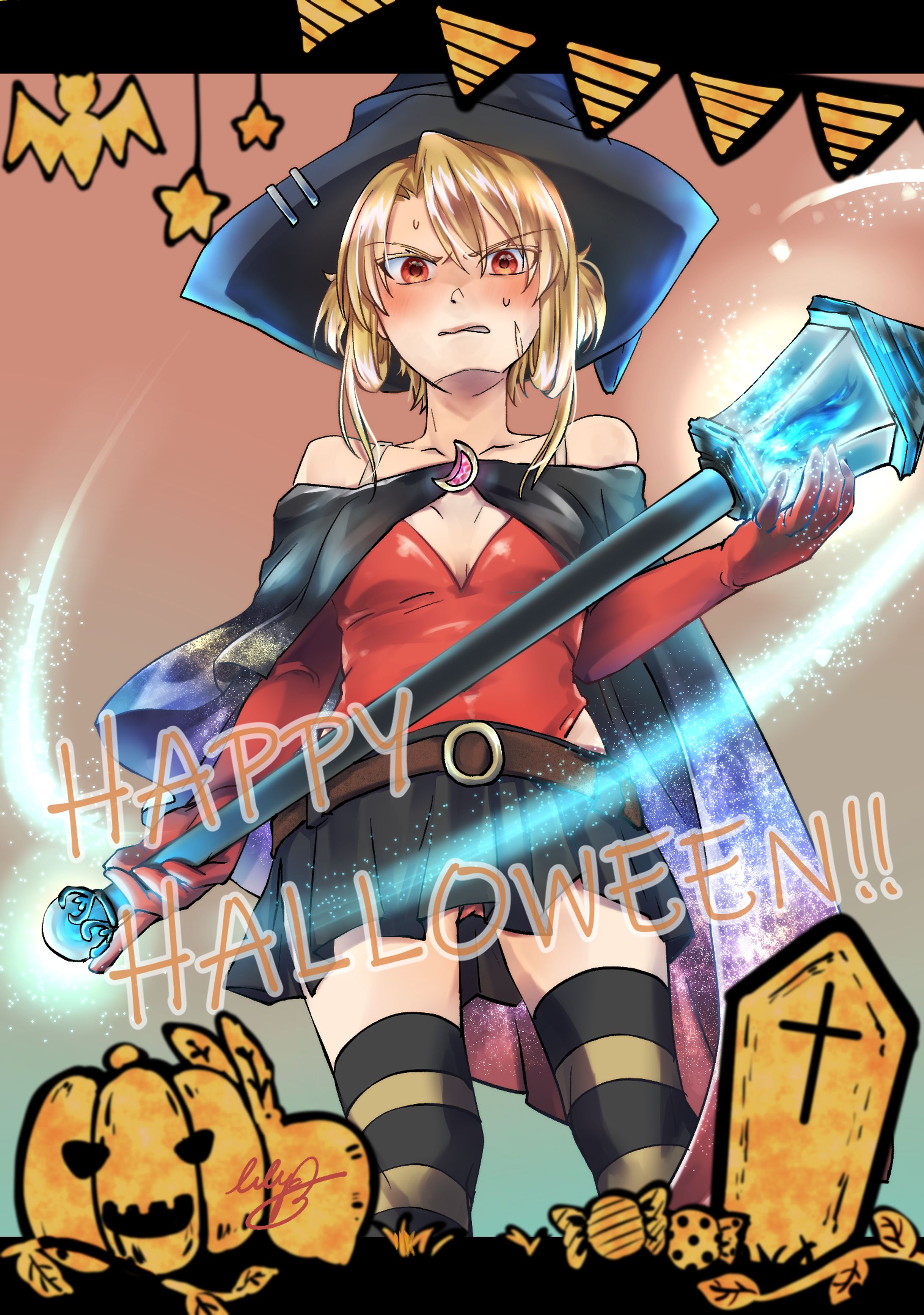 オリジナル/ハロウィン絵/2020制作-1