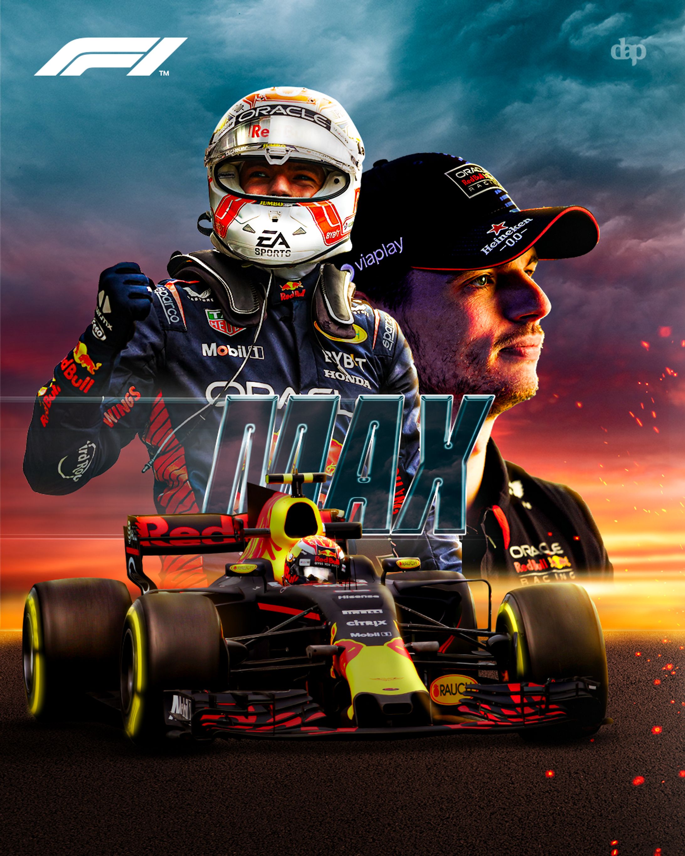 Max Verstappen F1 Poster-1