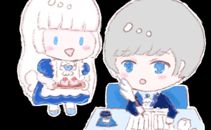 An android maid girl and a philosopher male writer