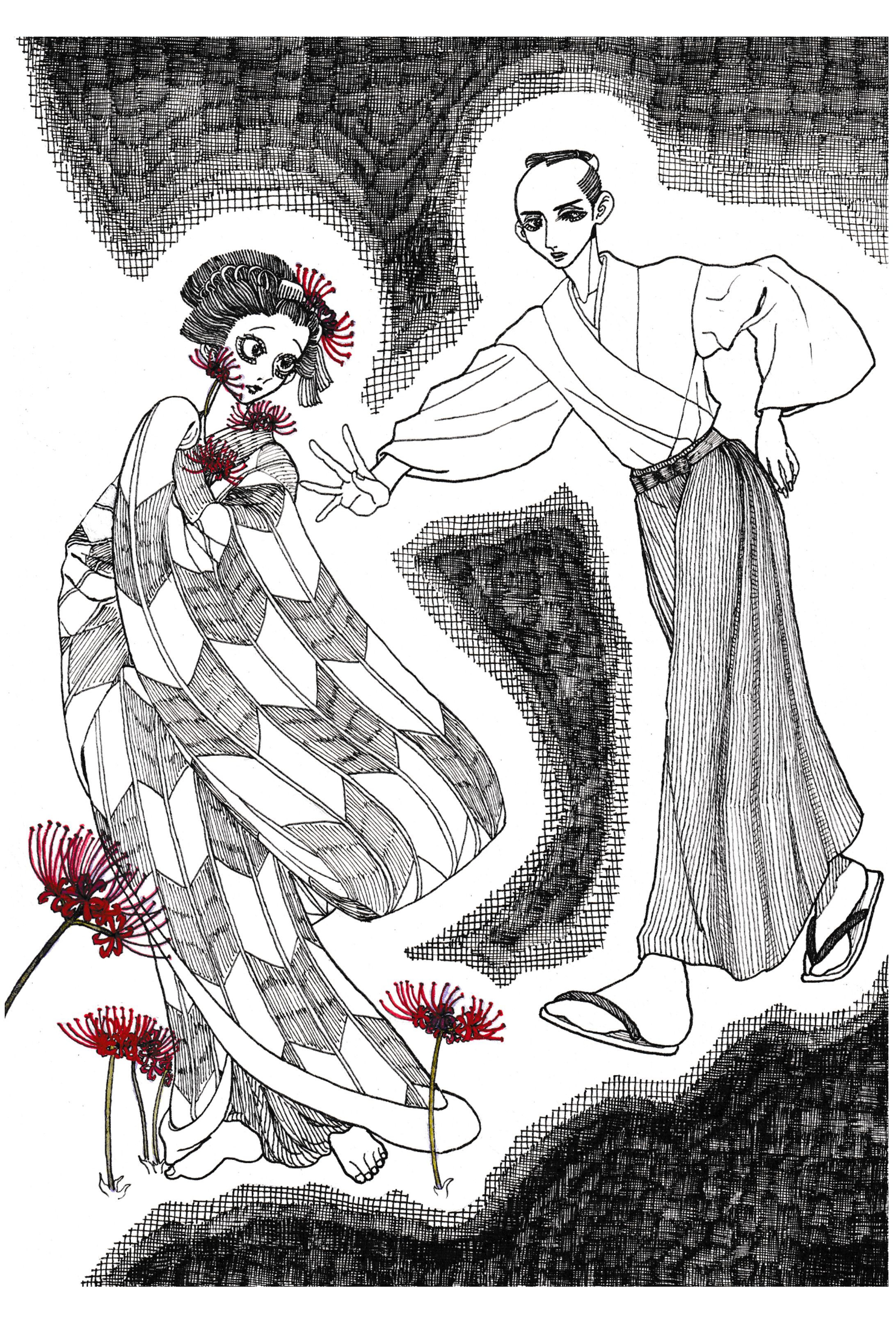 ファム・ファタール　お七　曼珠沙華-1