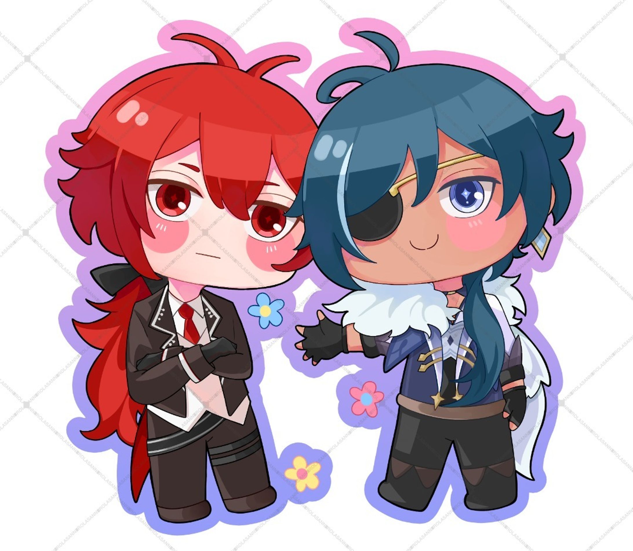 (2023 fanart) Ragbros from Genshin Impact-1