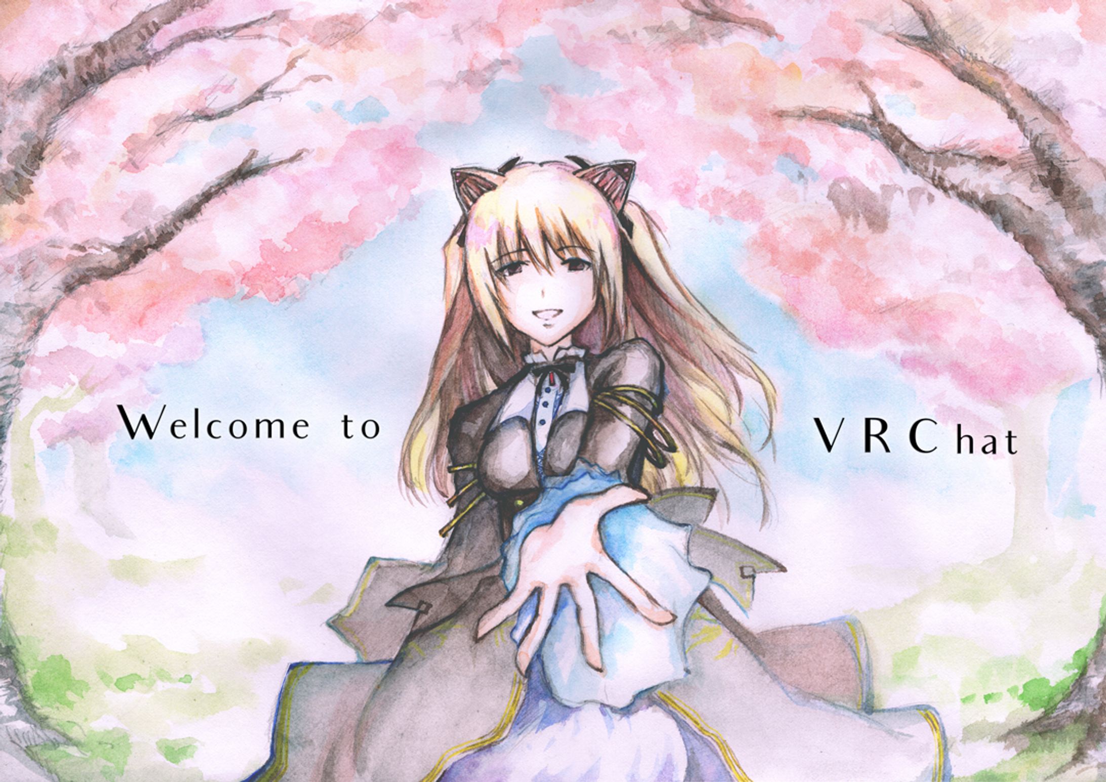 Welcome to VRChat ポスター-1