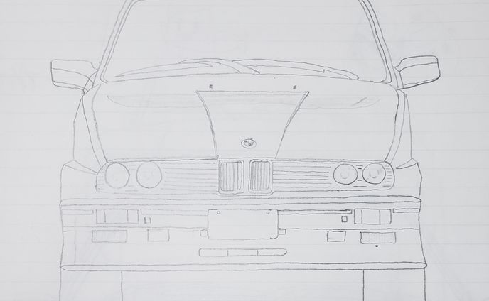 BMW E30 M3 フロントデザイン