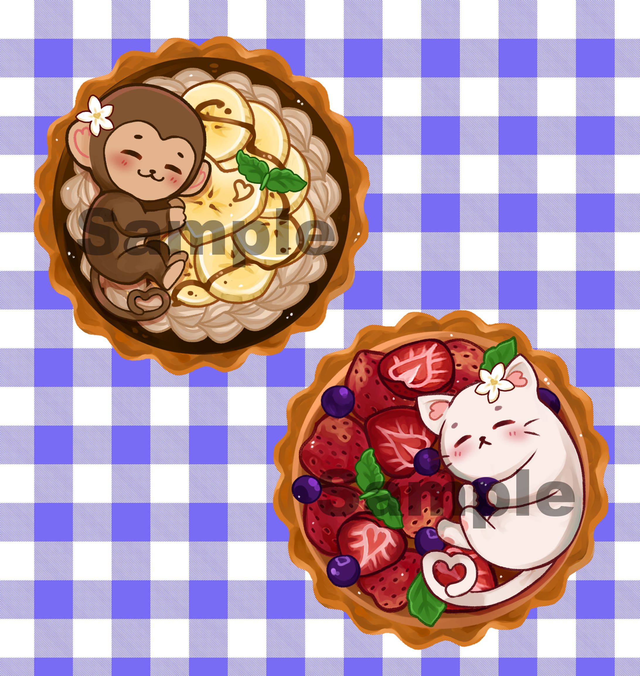 Animal Tart - Original Pin Badge-1