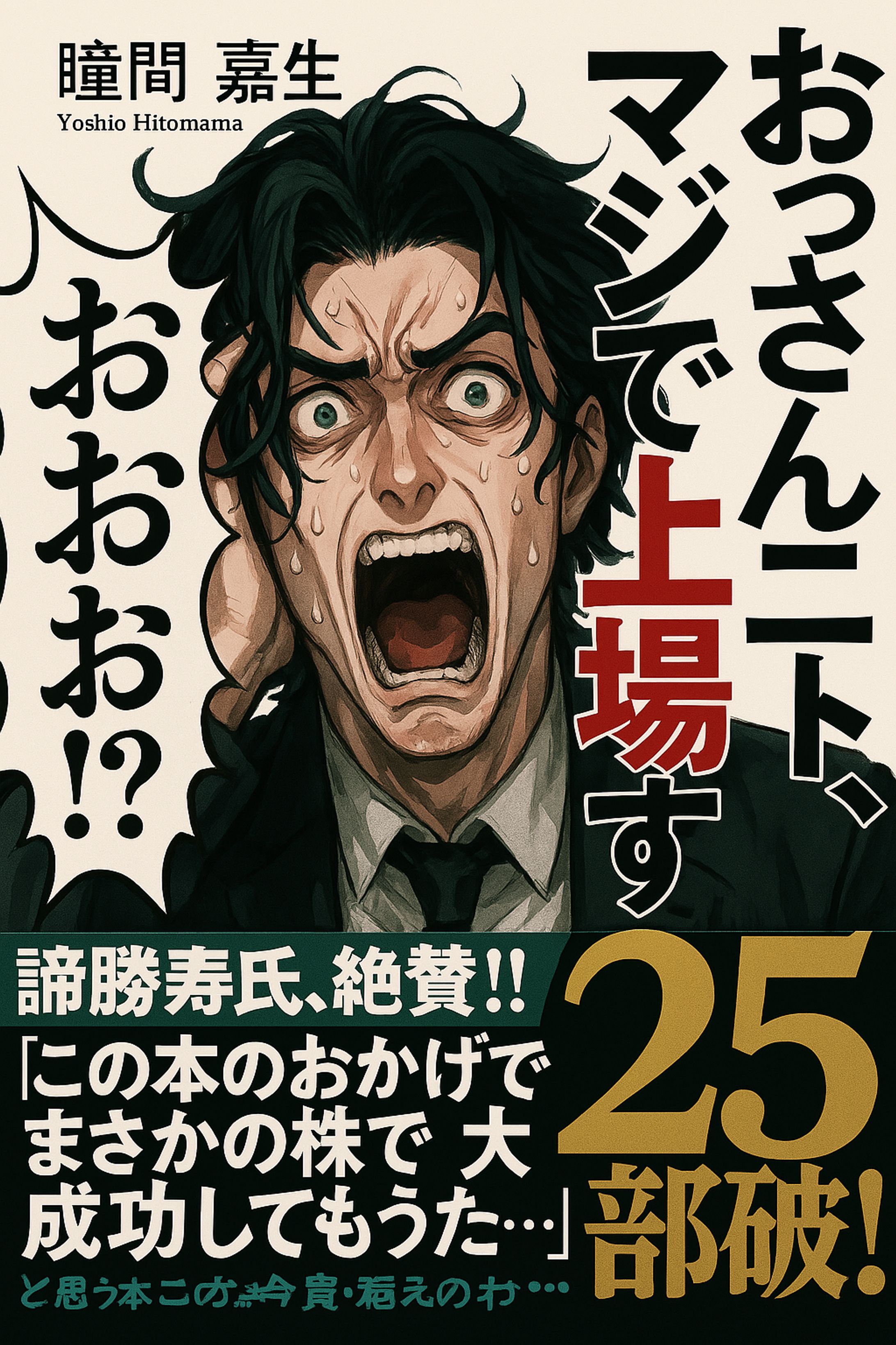 【本の表紙】おっさんニート、マジで上場す。-1