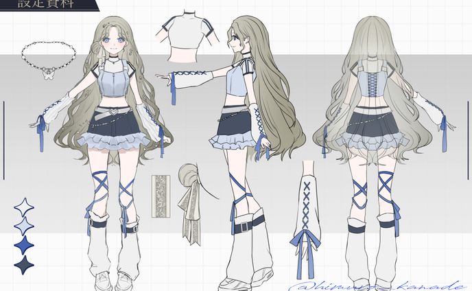 【自主制作】三面図