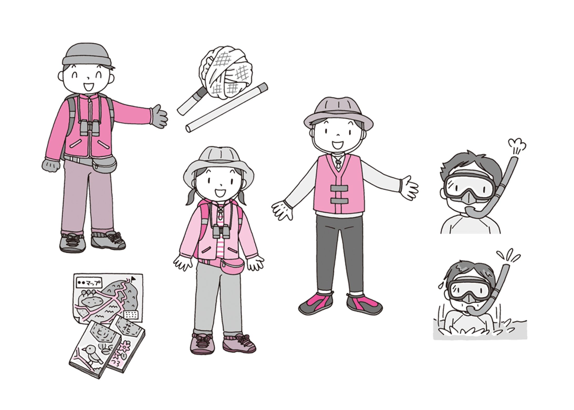 学研　新ポケット版自然図鑑イラスト-1