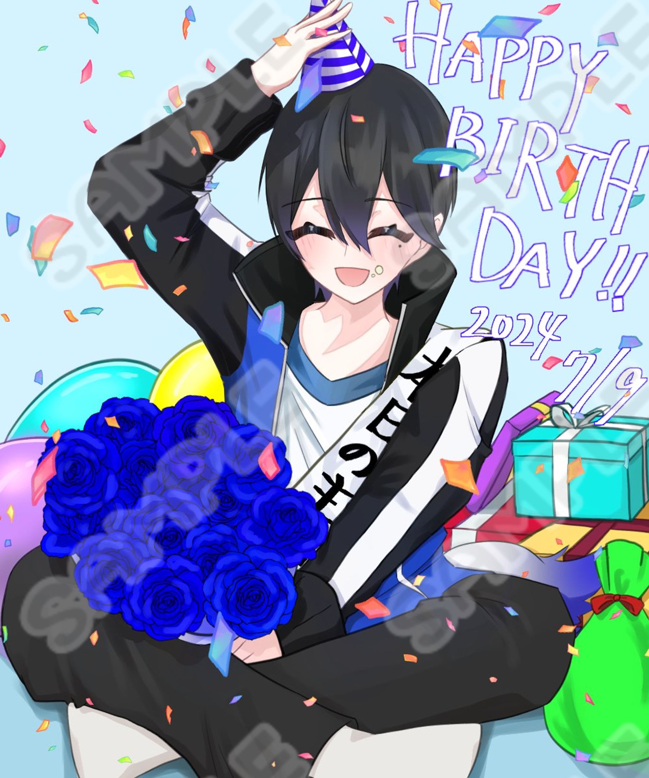🎤さん 誕生日イラスト！-1