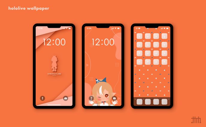 【二次創作】スマホ壁紙 不知火フレア
