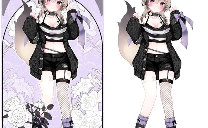 魔ノむえる　Re:Debut記念グッズイラスト
