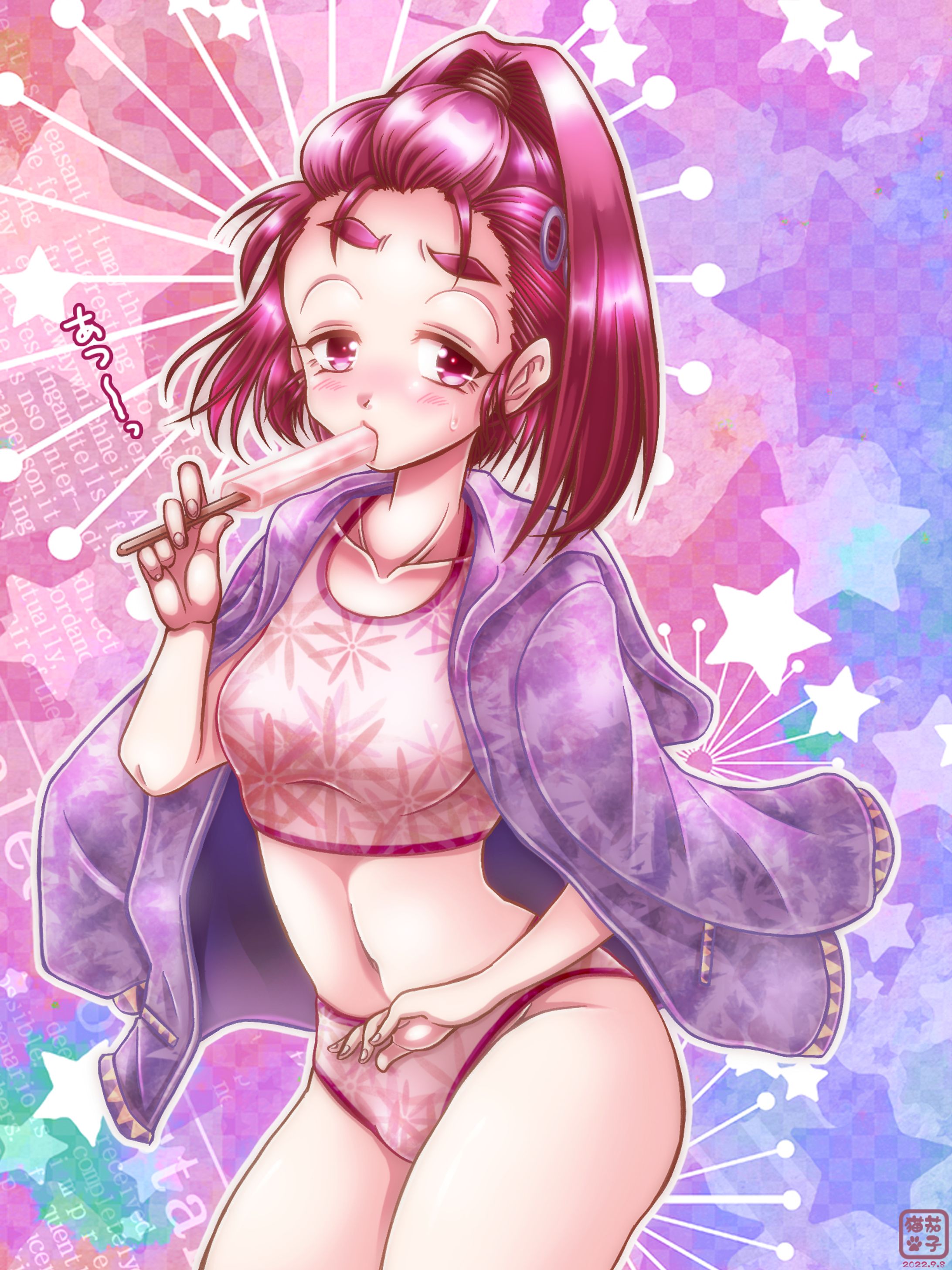 水着魅夢ちゃんと舞美ちゃん-1