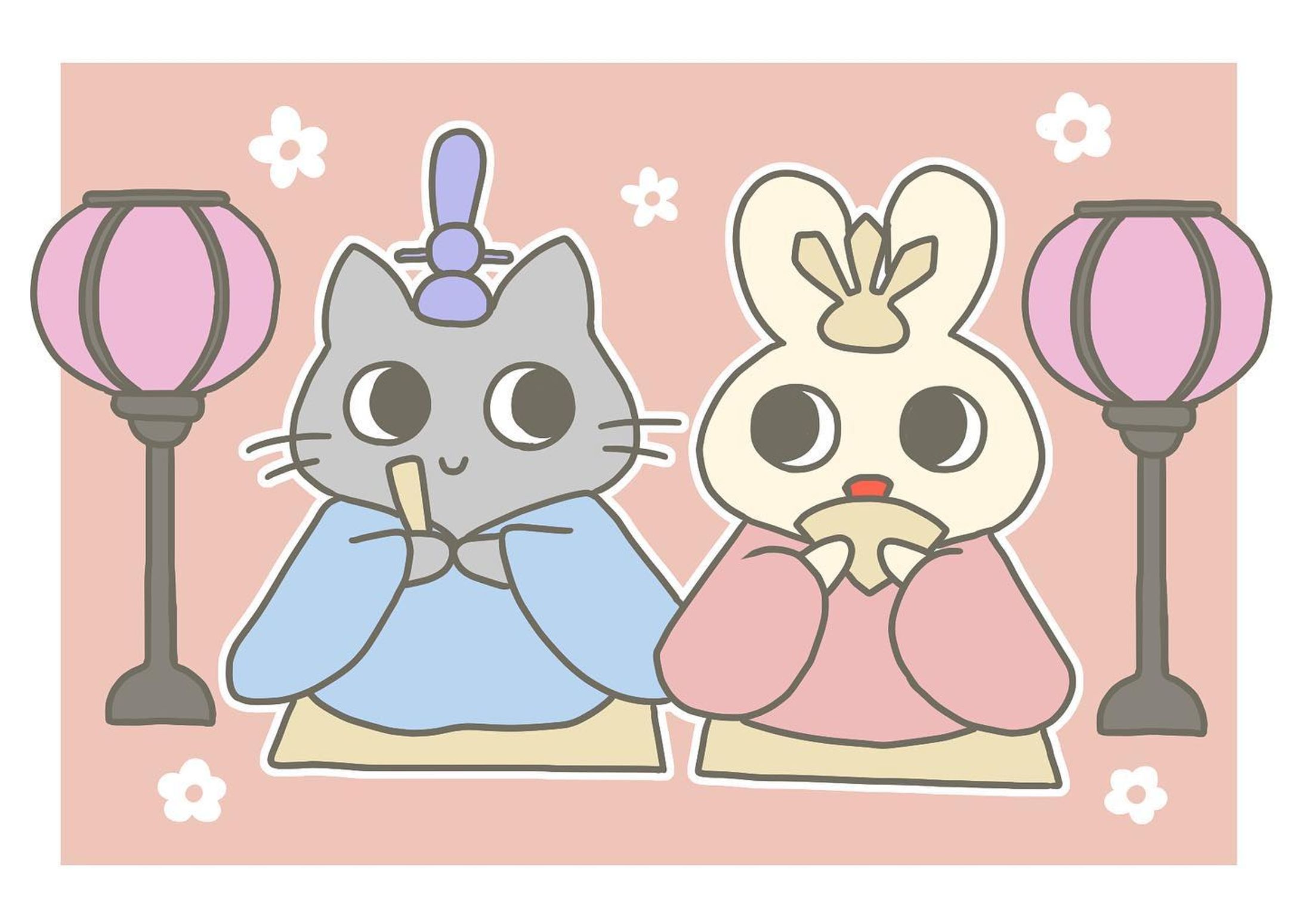 ひな祭り🎎

#ひな祭り #うさぎ #ねこ #イラスト #illustration-1
