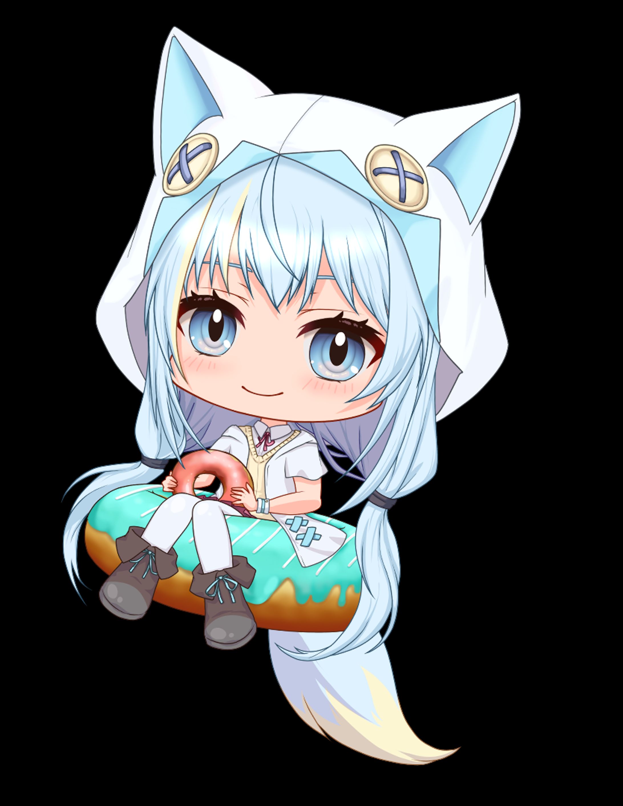 【Skeb】待機画面アニメーション用SDキャラ-1