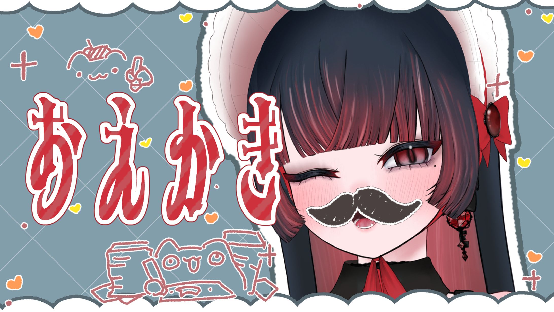 お絵描き　配信　サムネ-1