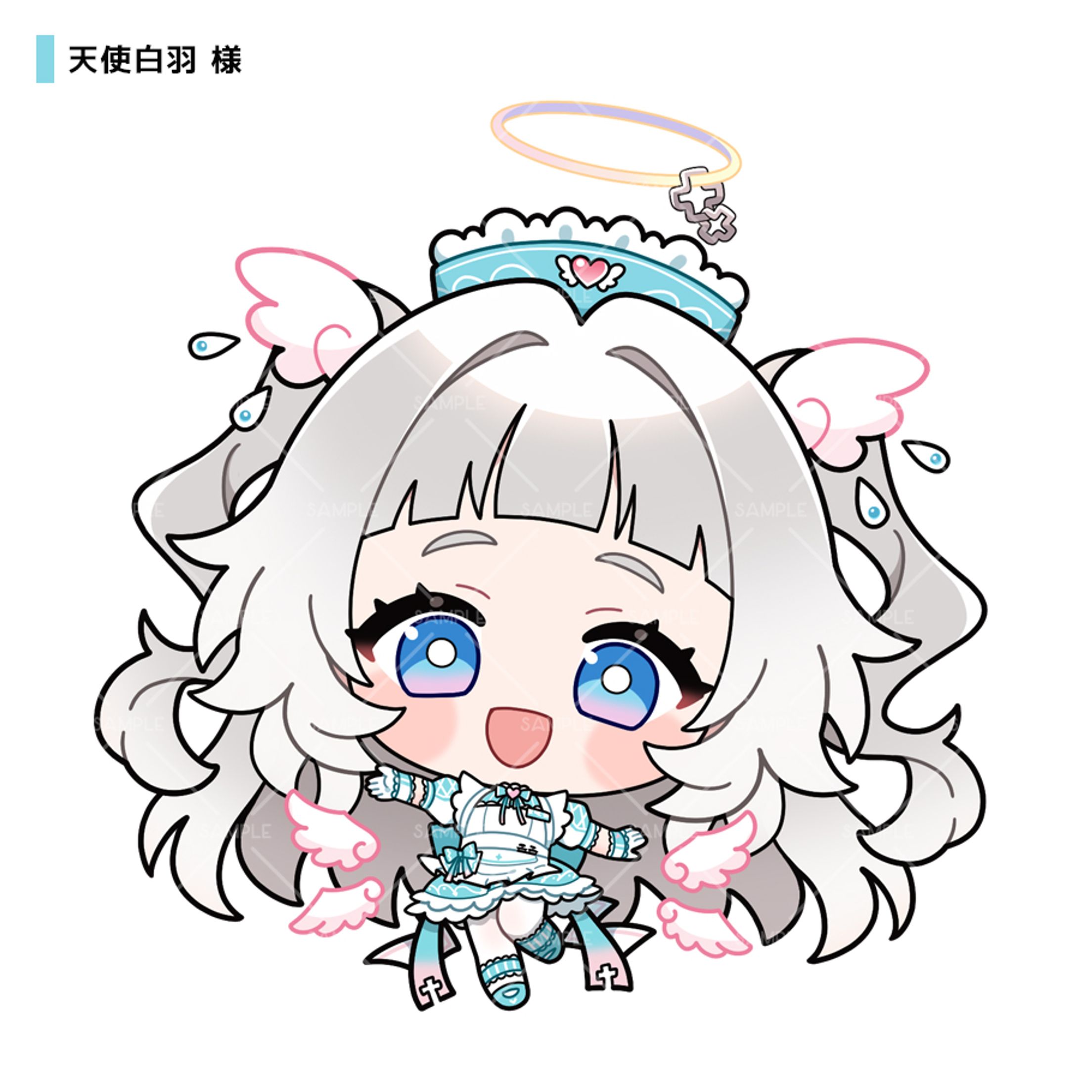 天使白羽様　イラスト-1