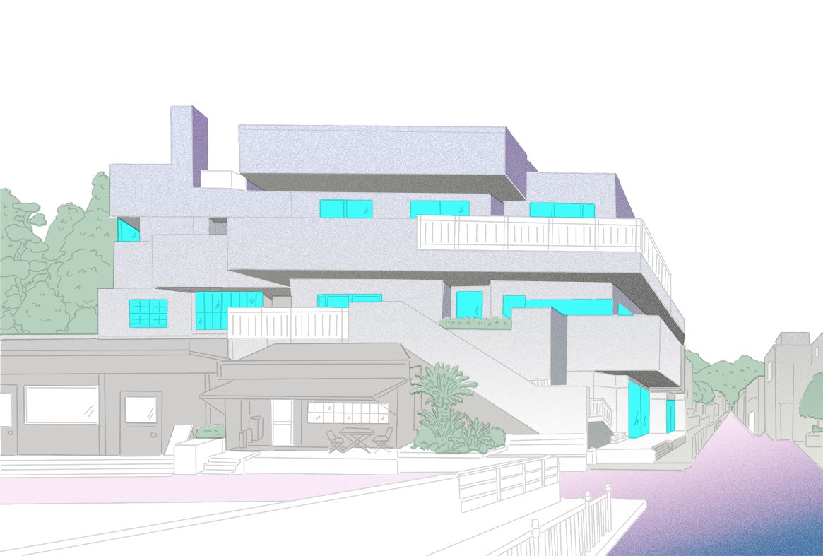 建物（ボツカラー案）