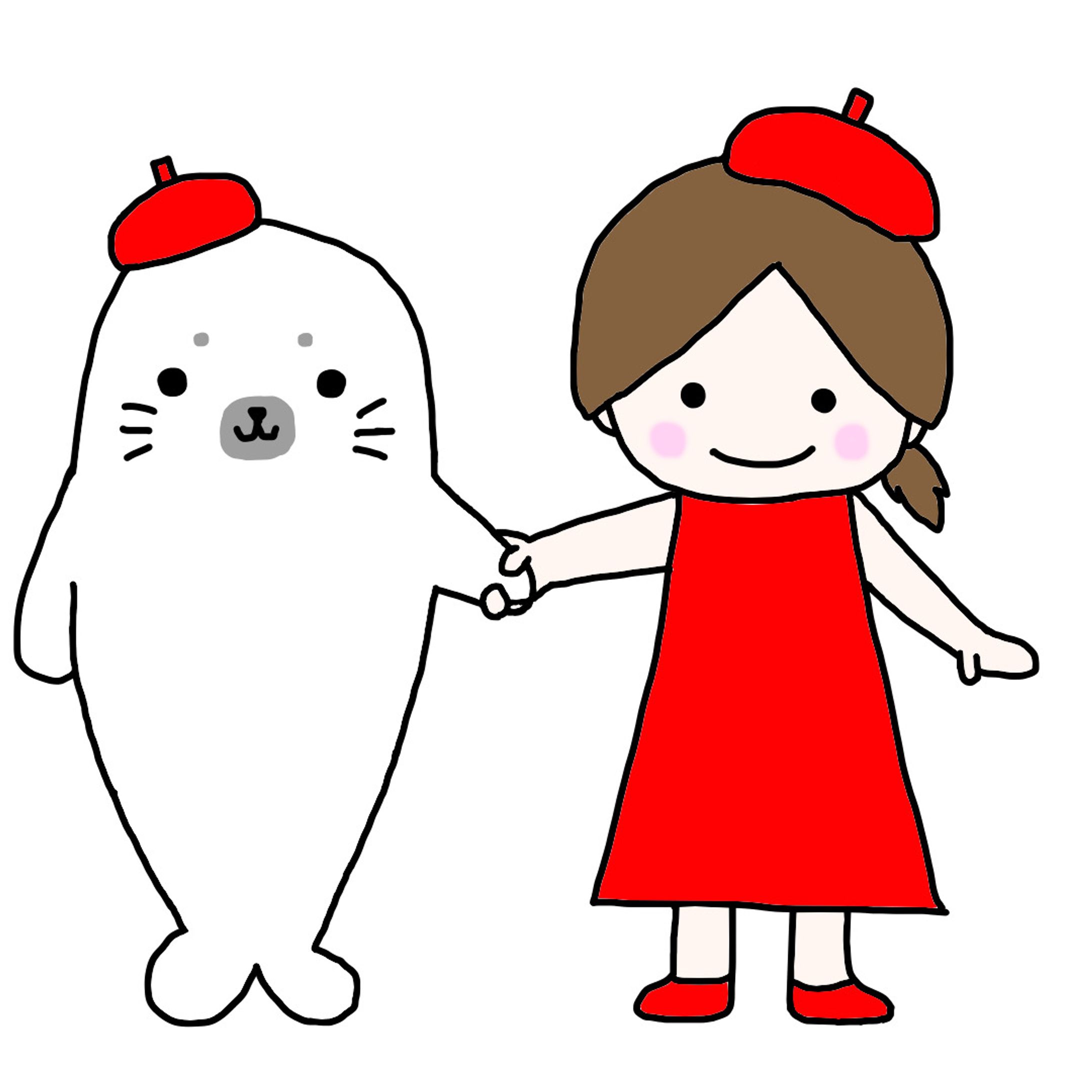 E smile ART 名刺用イラスト-1