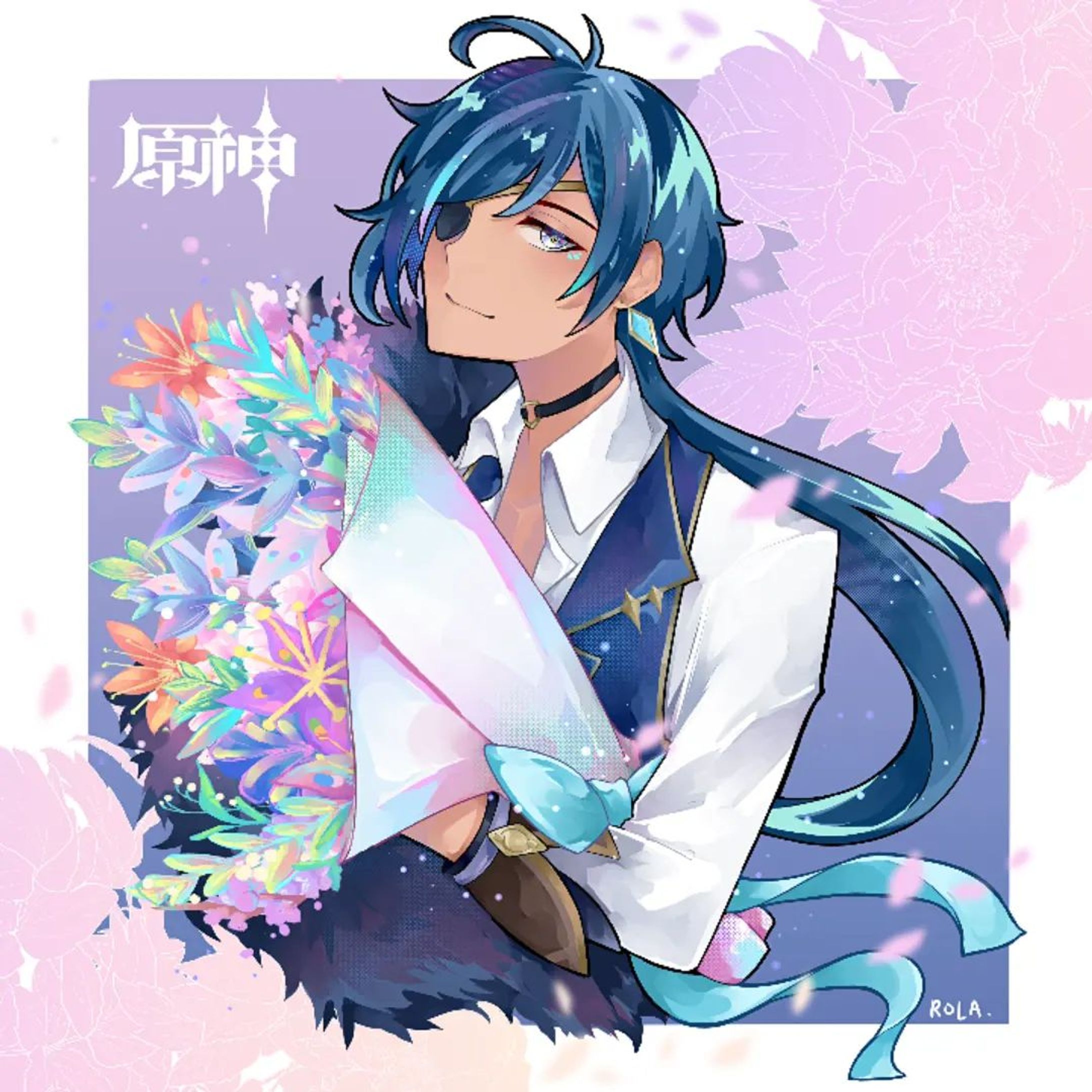 (2022 fanart) Kaeya from Genshin Impact-1