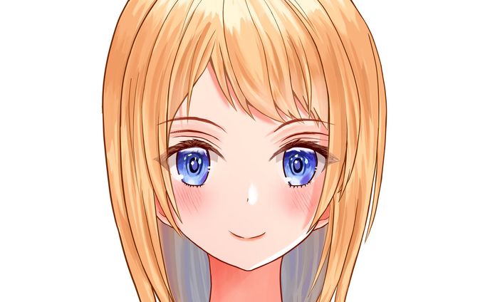 アイコン（金髪の女の子）