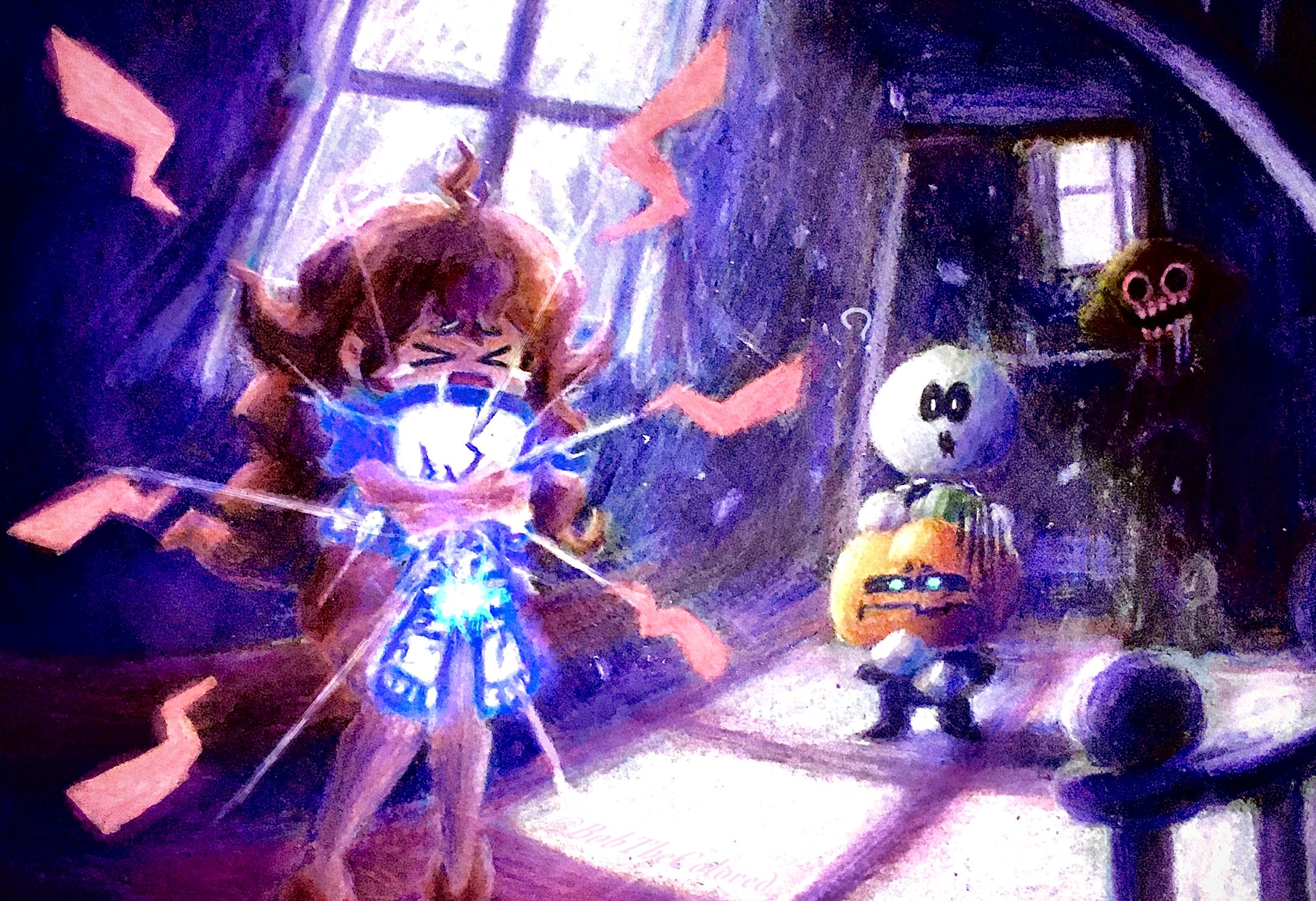 ねぇパンプ、彼のタマタマ光ってない？(FNF)-1