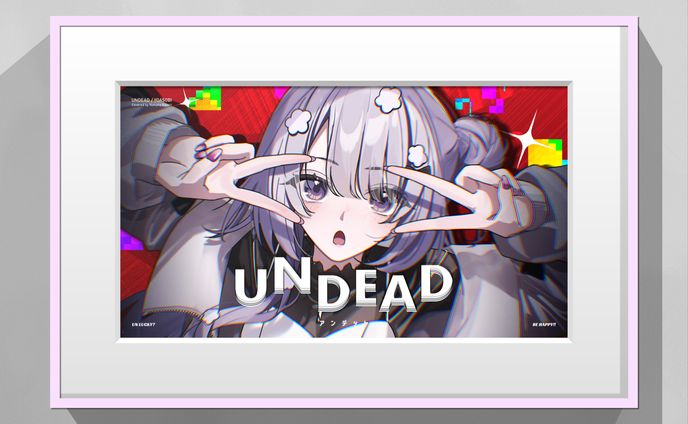 乃花こより様 /「UNDEAD」歌ってみた用イラストレーション制作