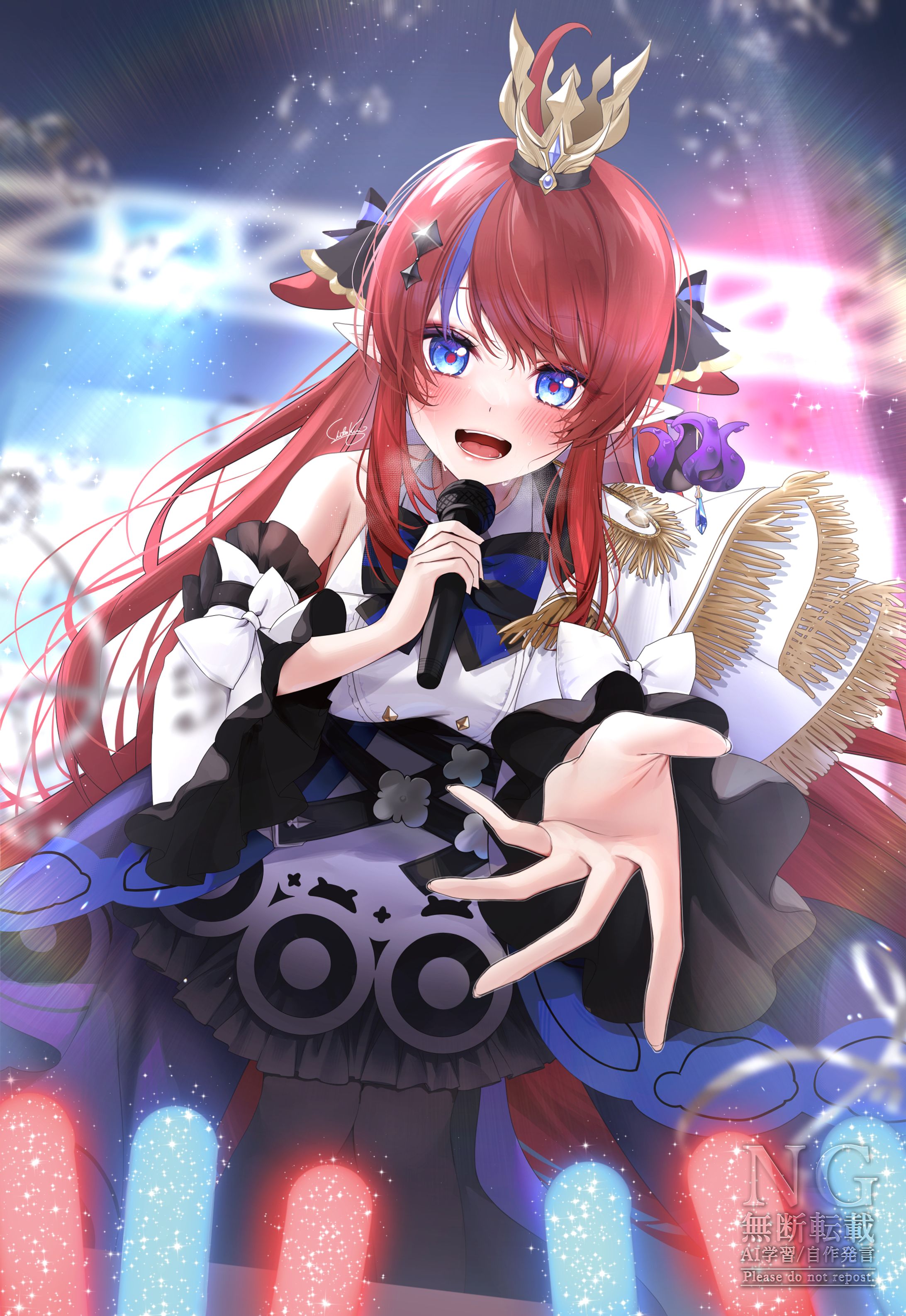 赤魔アザトさま/誕生日記念グッズイラスト-1