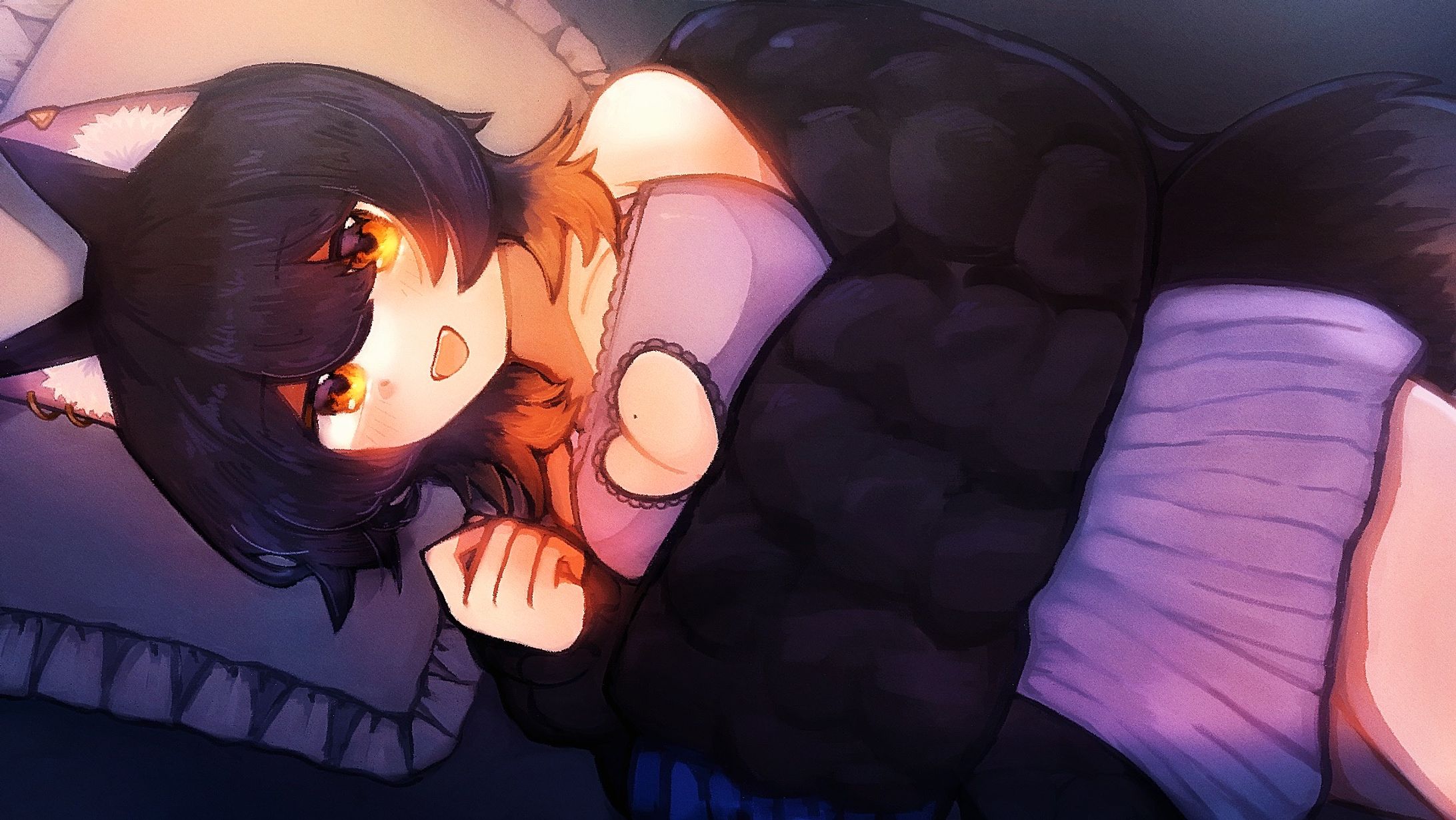 あんこにゃん様配信活動用イラスト-1