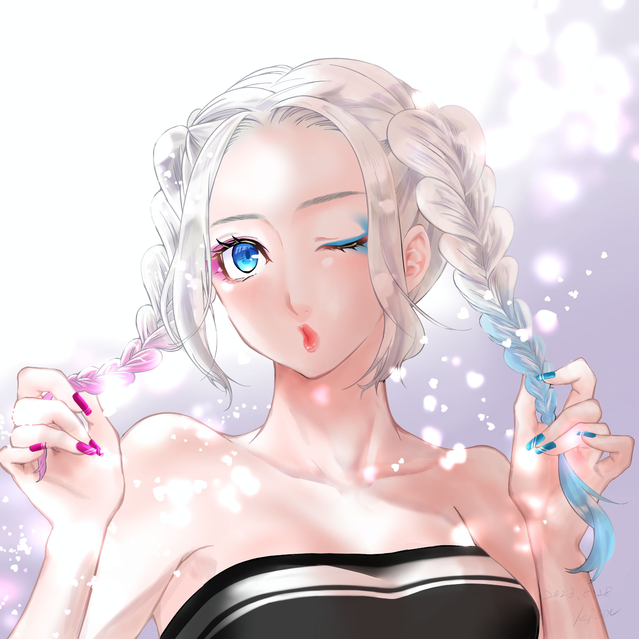 みつあみガール-1