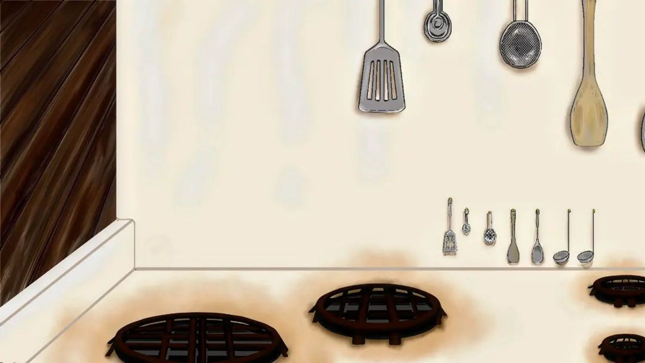 20220606:ランの回:キッチンの模様替え、キッチンのイラストを付けて投稿しました。
https://note.com/mk0war888/n/ne8f81b8091e7

パース定規と折り合いがつかず、床のパースは心の声に従いました。特殊定規の放射線でナントカナリマシター。

バースセイバー711号室記録帳BBSにて毎晩連載中の#小説 を　#note　マガジン「711号室」にて公開しています。スキ・フォロ・シェアしてくださると、うちのこがランダムでお礼を申しますので是非♡#ごりごりごりっと芯減らし訓練  #一次創作  #digitalillustration #originalcharacter　#ARTISUL  #clipstudiopaintpro-1