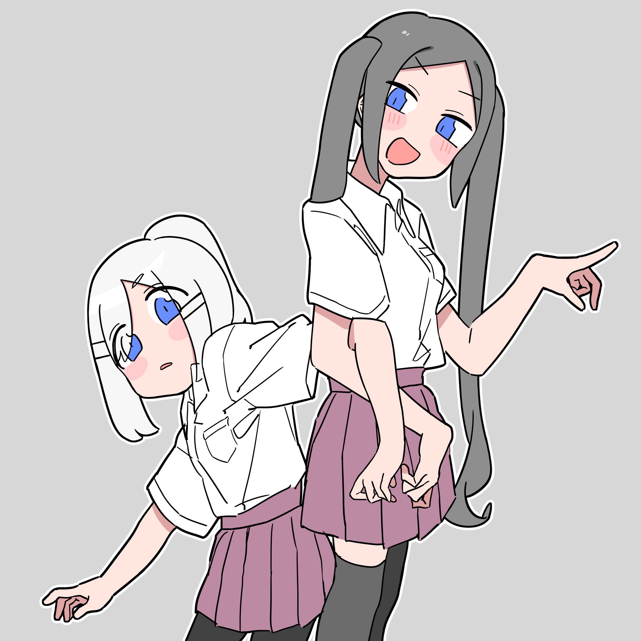 【創作】かなちゃんとゆなちゃん-1