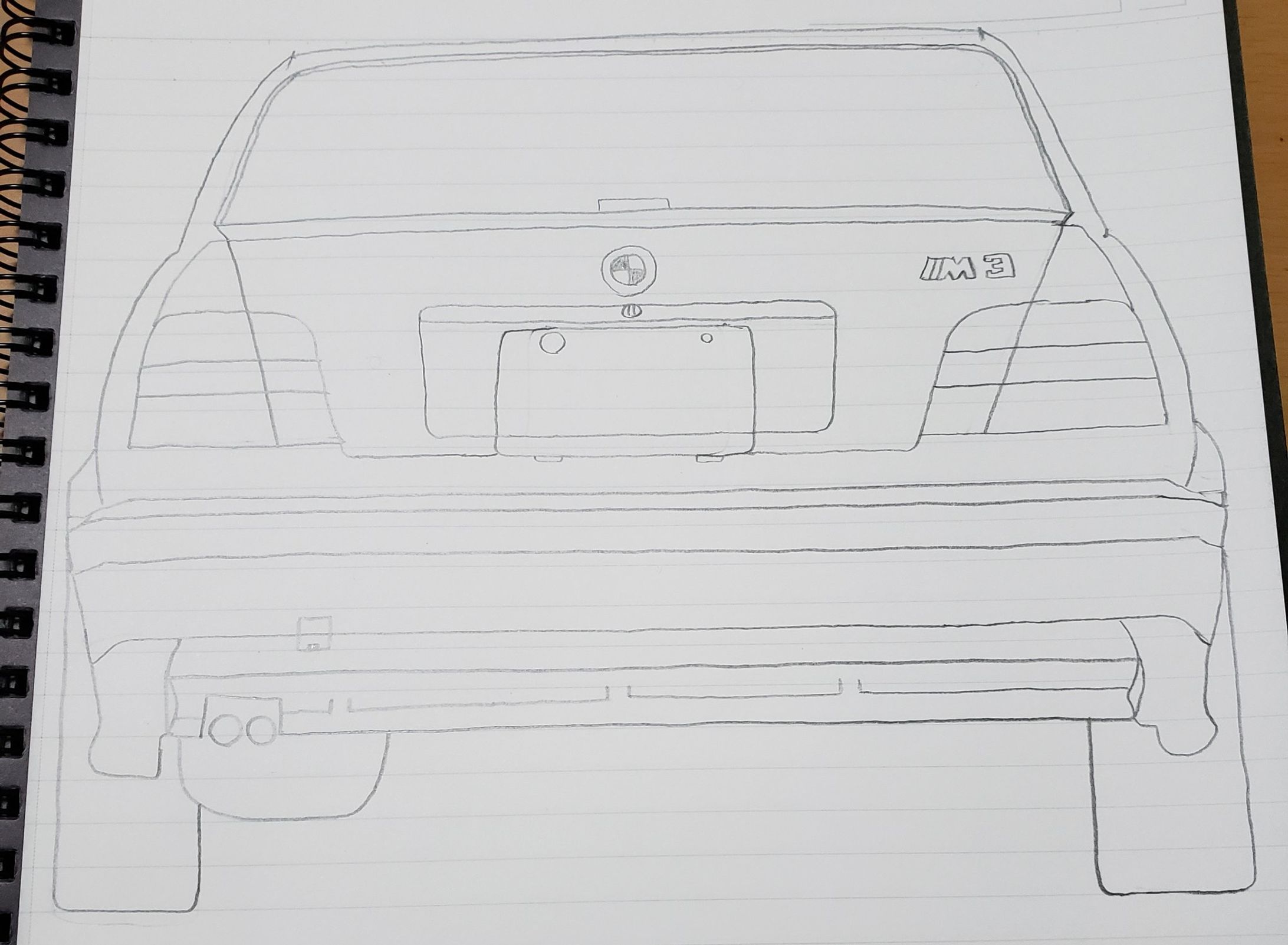 BMW E36M3 テールデザイン-1