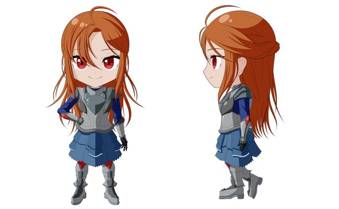 女騎士 ミニキャラver.