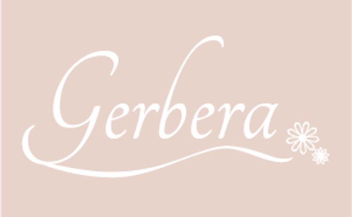 ツマミ細工『Gerbera』様　ロゴ