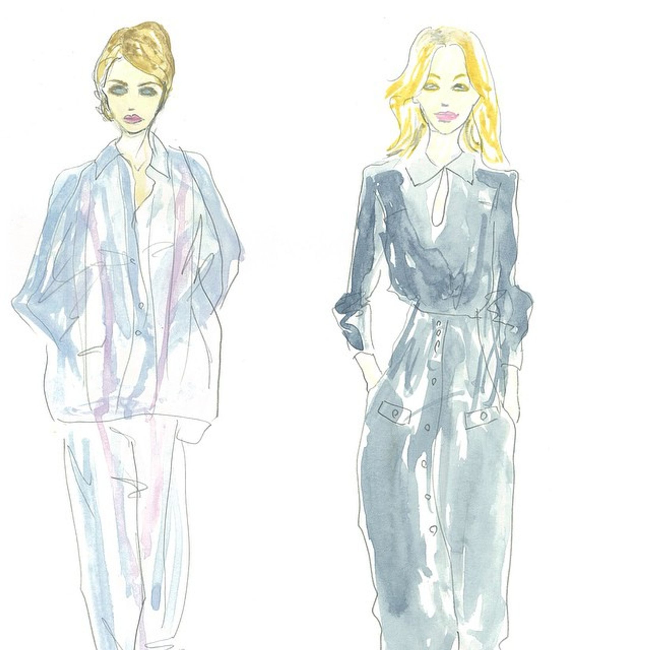 #stellamccartney #chloe #snap #look #runway #fashion #15ss #illustration #paris #milano #london #tokyo #pretaporter #fashionweek #illustrator #ss15 #aw15 #newyork #fw15 #ステラ #クロエ #ファッション #スタイル #elliekubota-1