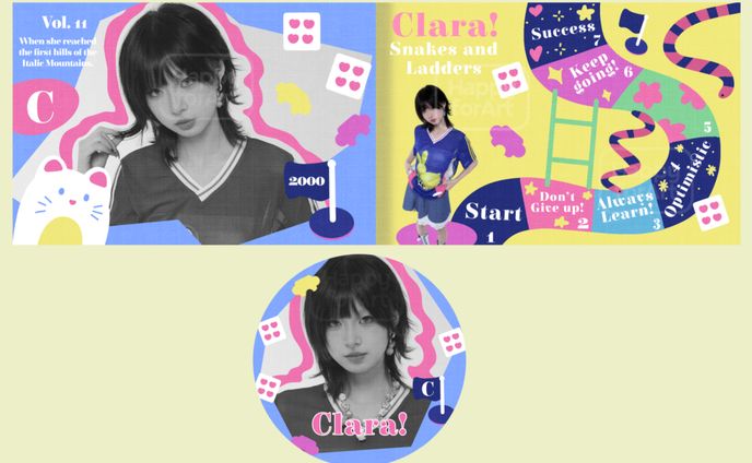 X/Twitter Layout (cute and colorful)