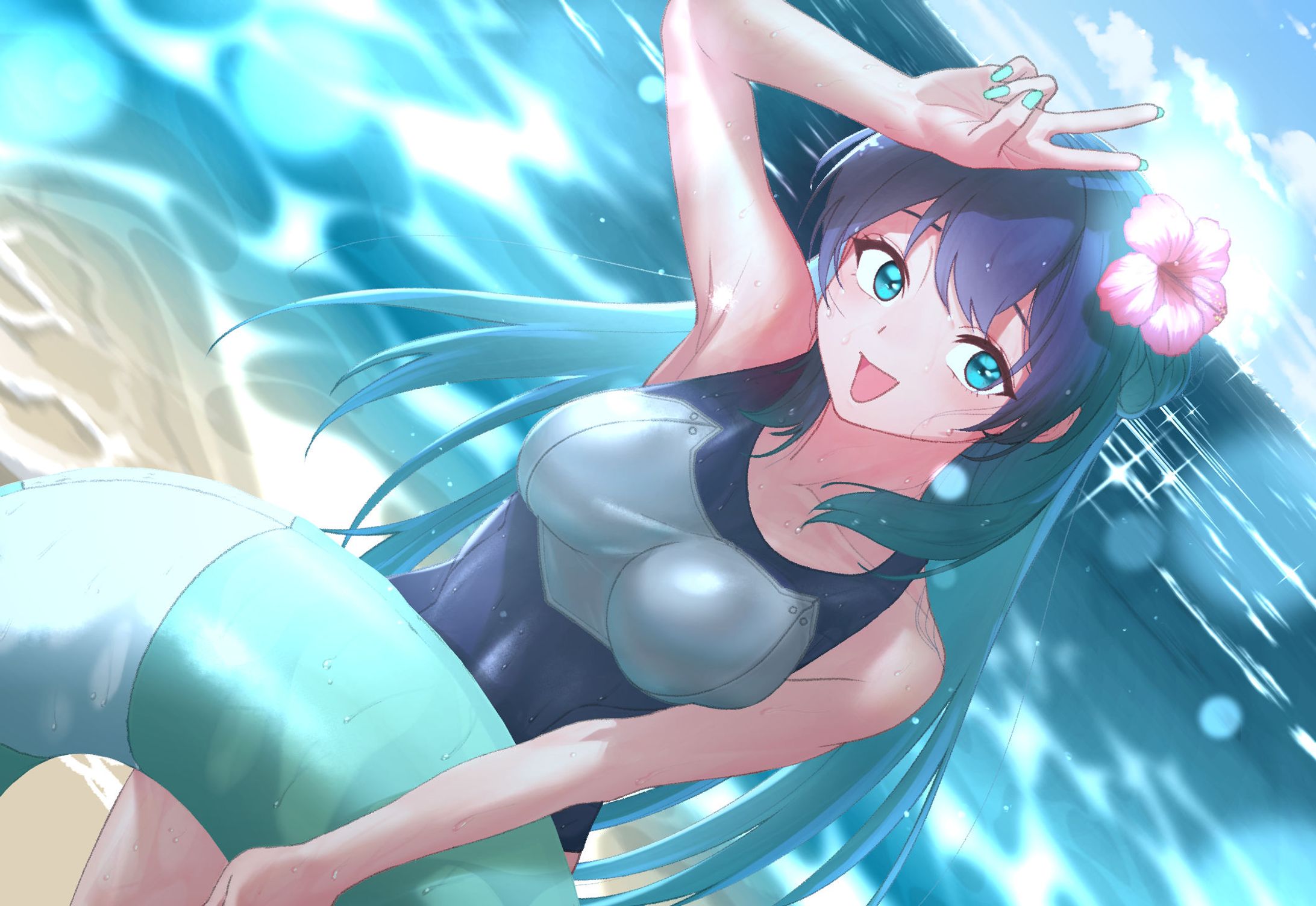 ベルサール秋葉原展示イラスト＋三面図＋表情差分＋衣装差分-1