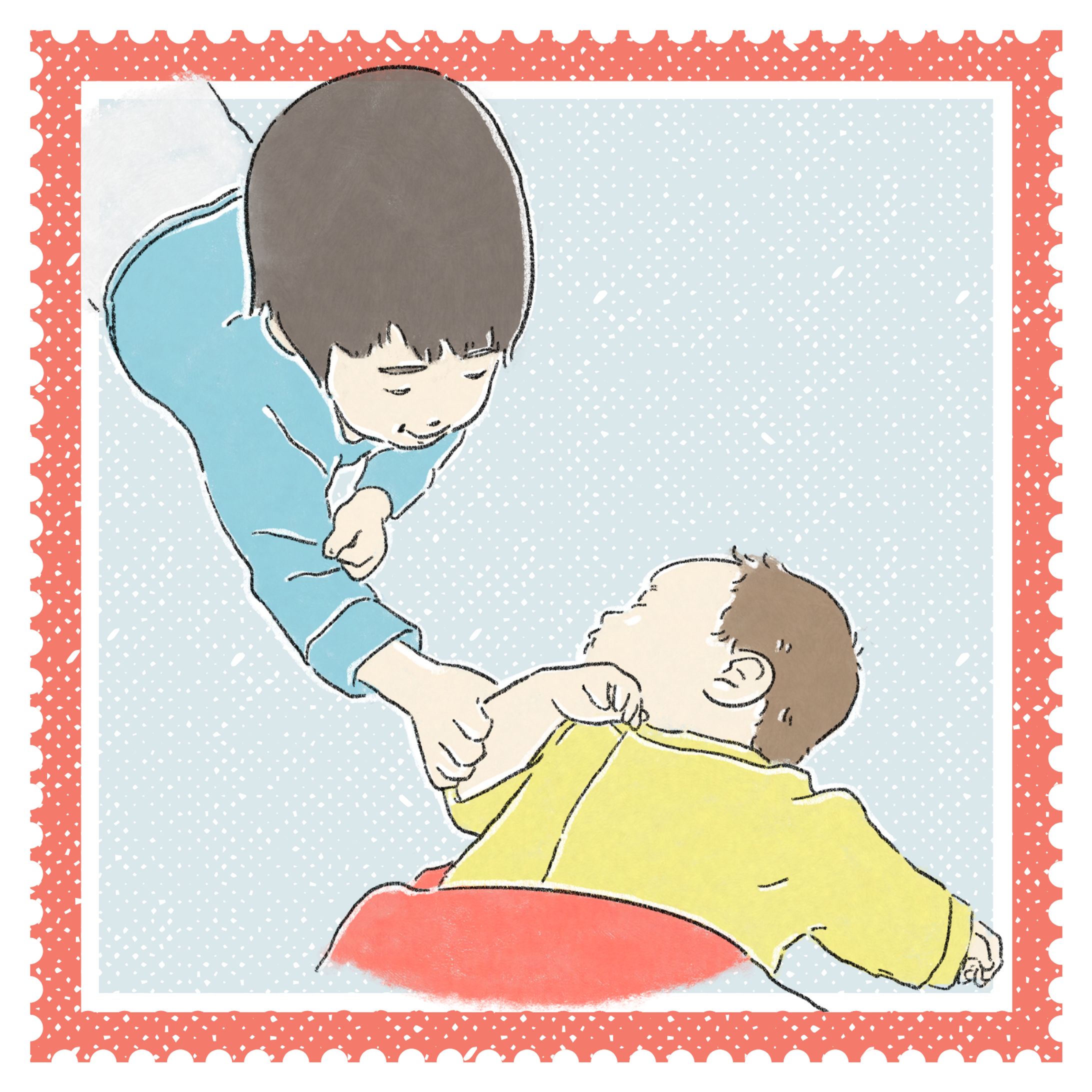 赤ちゃんとこどもイラスト②-1