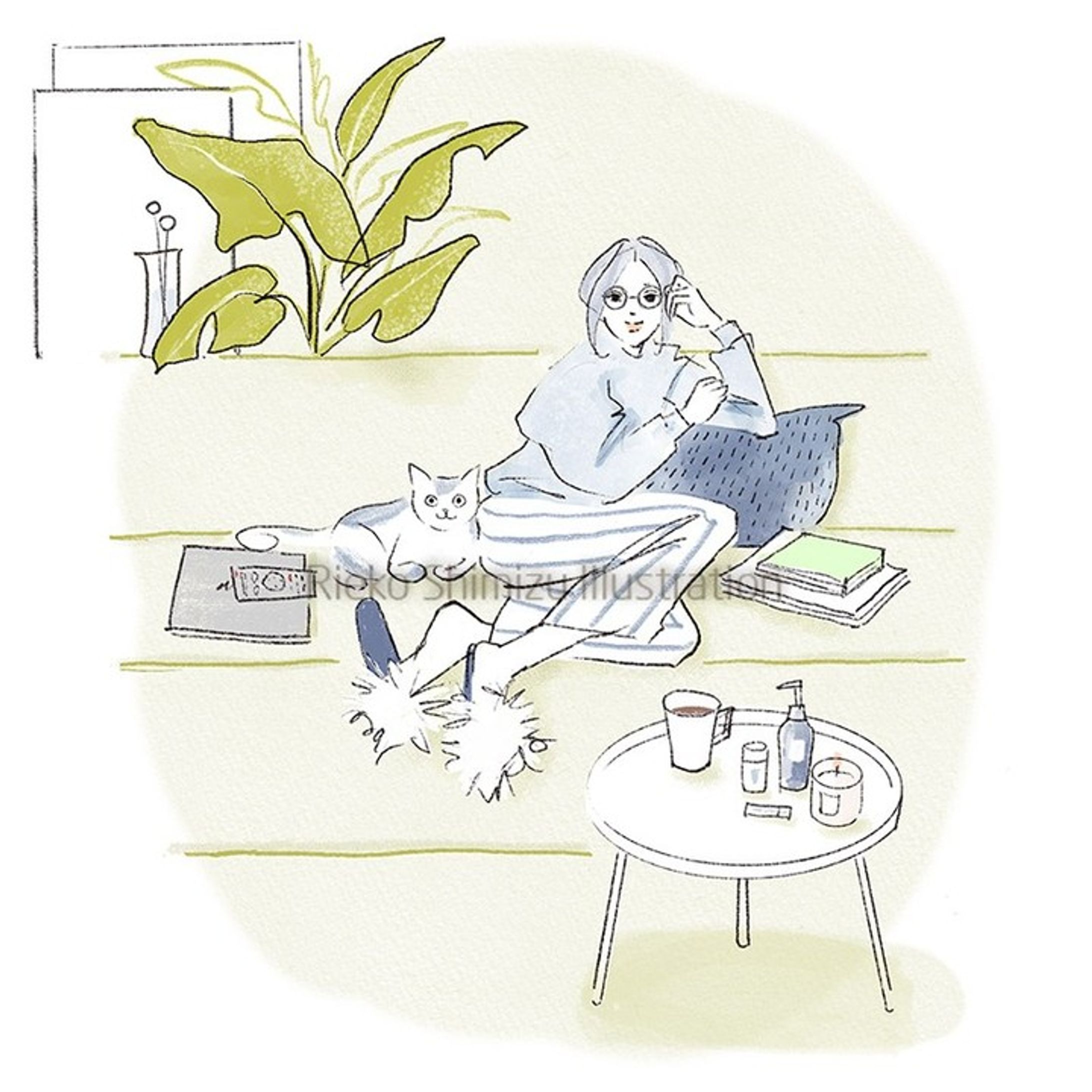 おうちでまったり。-1