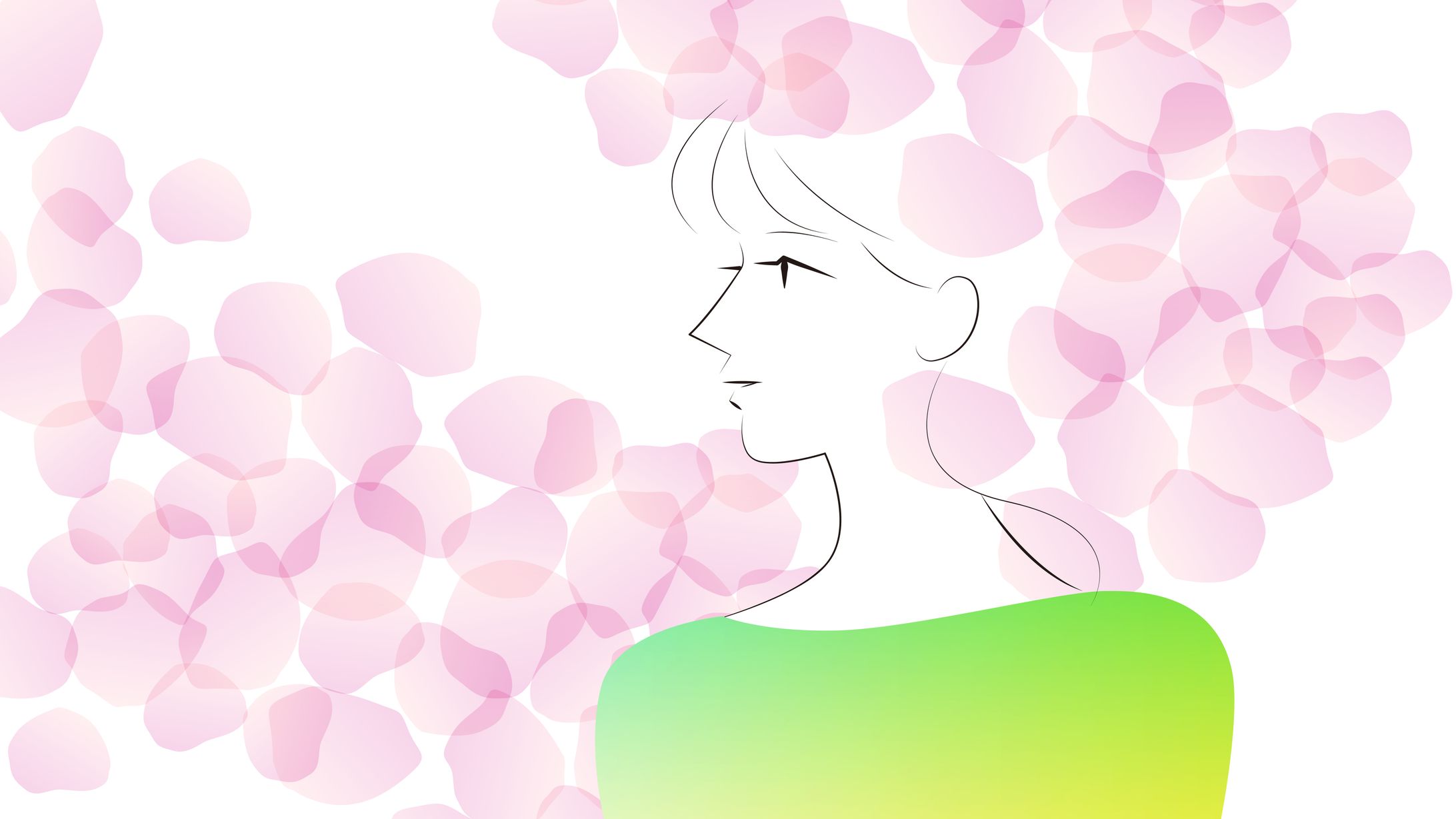 春のイメージ（人物）-1