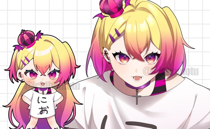 【お仕事】ニオ・ルウシェ様。バストアップ、SDイラスト