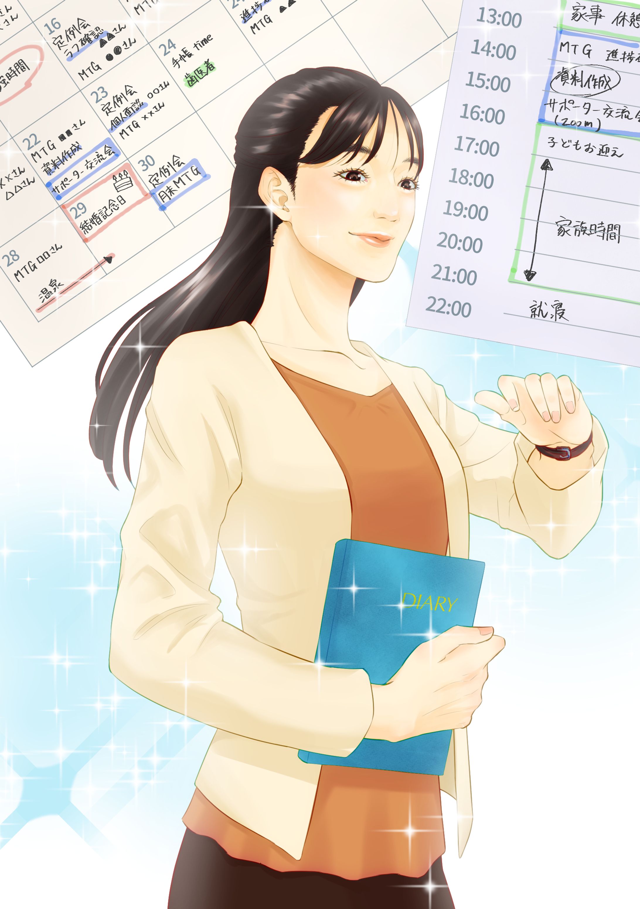 似顔絵 サンプル-1