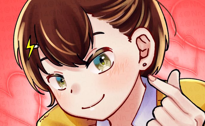 一枚絵 創作 男の子