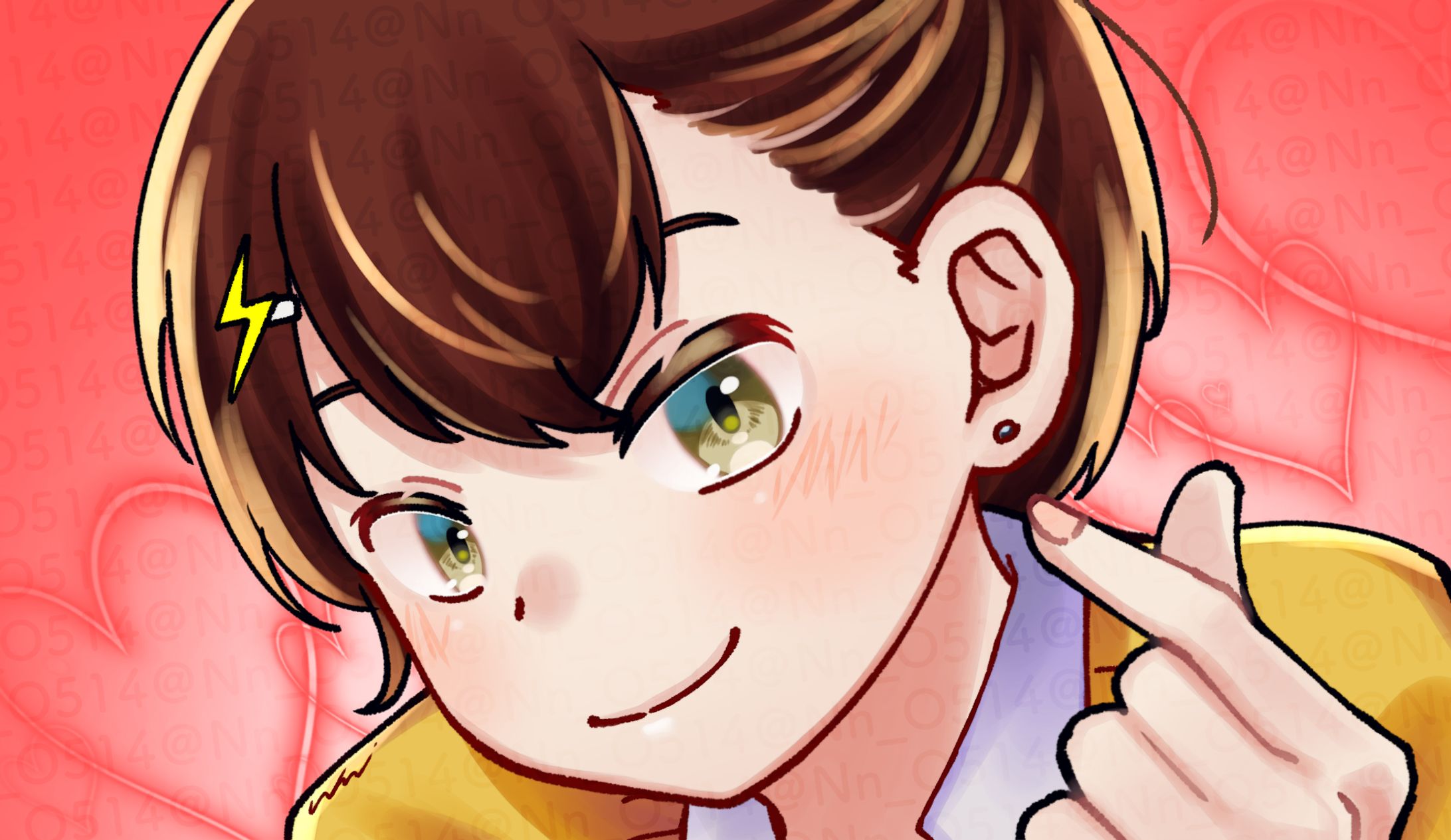 一枚絵 創作 男の子-1