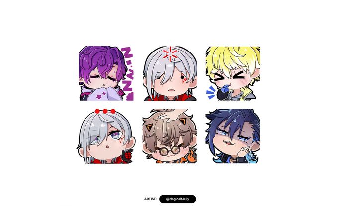 Noctyx Emotes (Fanwork)