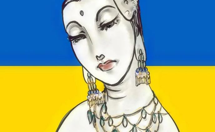 20220302.
#StandWithUkraine #StopRussianAggression
#仏画
#NoWar ：戦争は、もううんざり
#NoHate ：嫌いでも、いじめちゃだめ
#LoveAndPeace ：愛と平和は、いのちの基本 
#ごりごりごりっと芯減らし訓練 #originalcharacter　#ARTISULd16pro #clipstudiopaintpro #一次創作 
#amateurillustration #digitalillustration