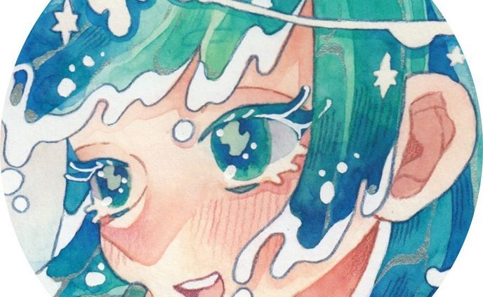 🌊✨
#illustration #illust #art #watercolor  #イラスト #イラストグラム #創作イラスト #透明水彩 #透明水彩イラスト